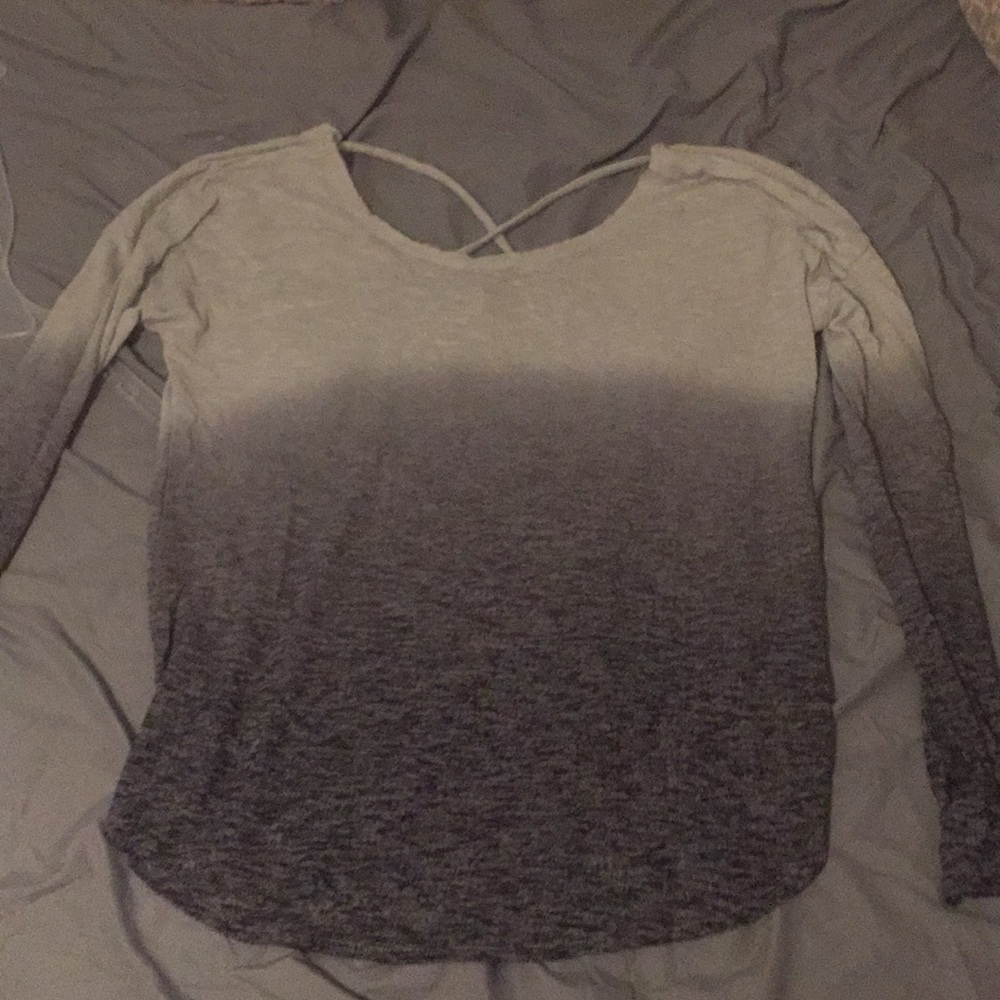 Ombré long sleeve shirt